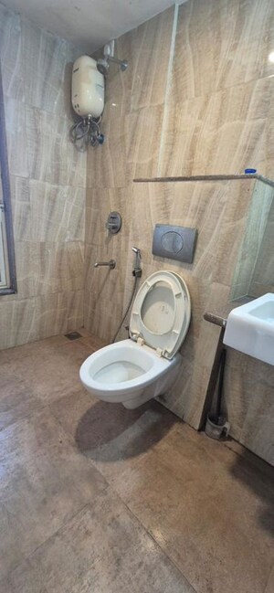 Bathroom in 1 BHK Apartment at Kolshet Road – for Rent
