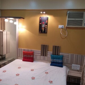 Bedroom in 3 BHK Apartment at Bharat Kunj CHS, Ideal Colony – for Rent