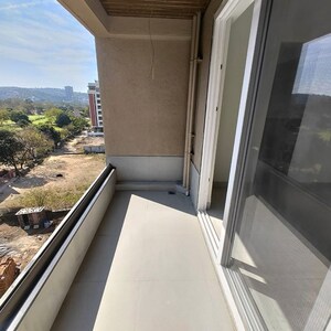 Balcony in 2 BHK Apartment at Goel Ganga Legend, Sidhart Nagar – for Rent