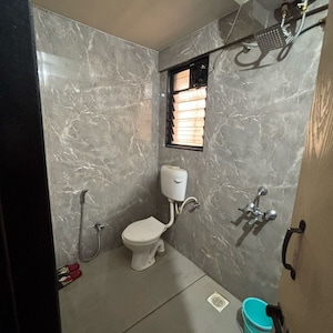 Bathroom in 2 BHK Apartment at Valsalya Apartment, Bhusari Colony – for Rent
