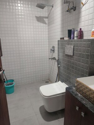 Bathroom in 3 BHK Apartment at Arun Vihar Sector 37, Sector 37 – for Rent