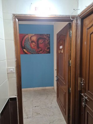 Building Lobby in 2 BHK Apartment at Rishabh Towers, Prabhadevi – for Rent