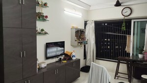 Living Room in 1 BHK Apartment at Shubh Kamana CHS, Bhandup East – for Sale