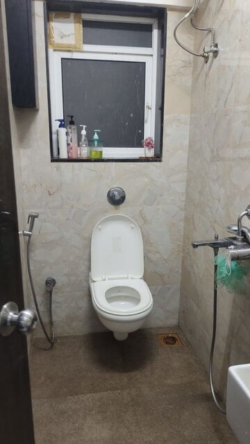 Bathroom in 1 BHK Apartment at Shubh Kamana CHS, Bhandup East – for Sale