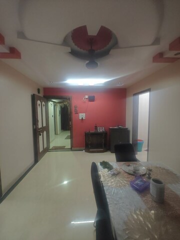 Living Room in 2 BHK Apartment at Sea Breeze Tower, Nerul – for Rent