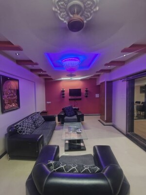 Team Area in 2 BHK Apartment at Sea Breeze Tower, Nerul – for Rent