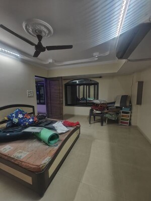 Bedroom in 2 BHK Apartment at Sea Breeze Tower, Nerul – for Rent
