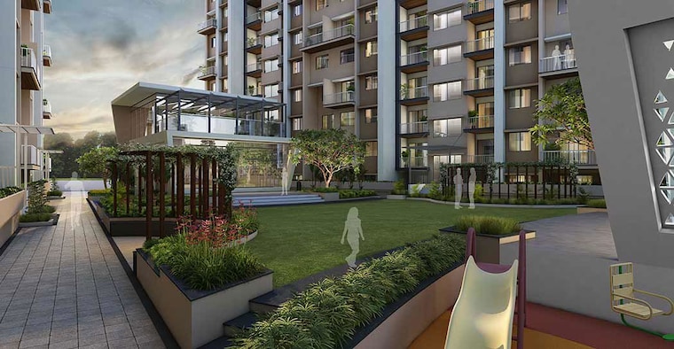 Exterior View, prasun-sarvam 2 Bedroom 800 Sq.Ft. Apartment In Kharadi Pune 10067120
