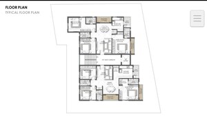 Floor Plan in 3 BHK Apartment at B N Reddy Nagar – for Sale