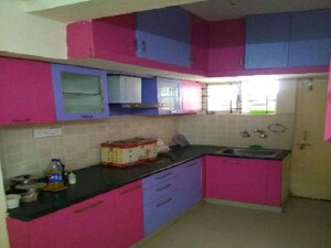 Kitchen in 3 BHK Apartment at Naganathapura – for Rent