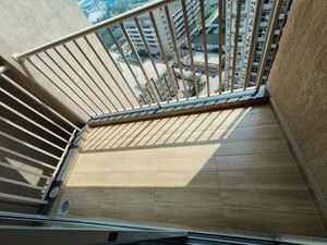 Balcony in 2 BHK Apartment at Godrej Green Vistas, Mahalunge – for Rent