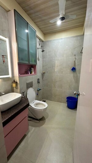 Bathroom in 4 BHK Apartment at Raymond Ten X Habitat, Pokhran Road No Two – for Rent