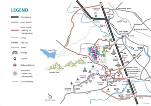 2.5 BHK Apartment – Map Location View at Kolte Patil Life Republic Echoes, Hinjewadi - for Sale