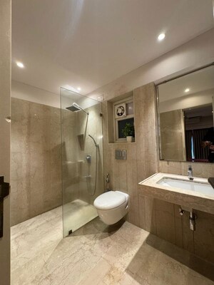 Bathroom in 2.5 BHK Apartment at Bakul CHS Bandra, Bandra East – for Rent