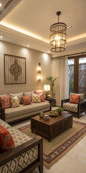 Living Room in 3 BHK Villa at Jigani – for Sale