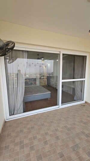 Balcony in 3 BHK Apartment at Pardos Okas Enclave, Sushant Golf City – for Rent