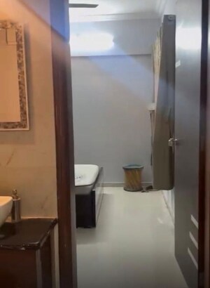 Bathroom in 2 BHK Apartment at Atlanta Society, Wakad – for Rent