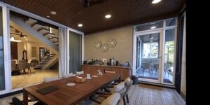 Living Room in 6 BHK Penthouse at Juhu – for Rent