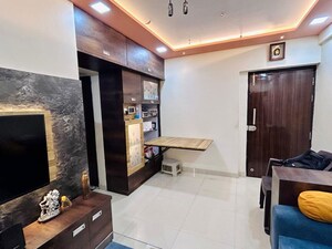 Living Room in 2 BHK Apartment at Kanakia Levels, Malad East – for Rent