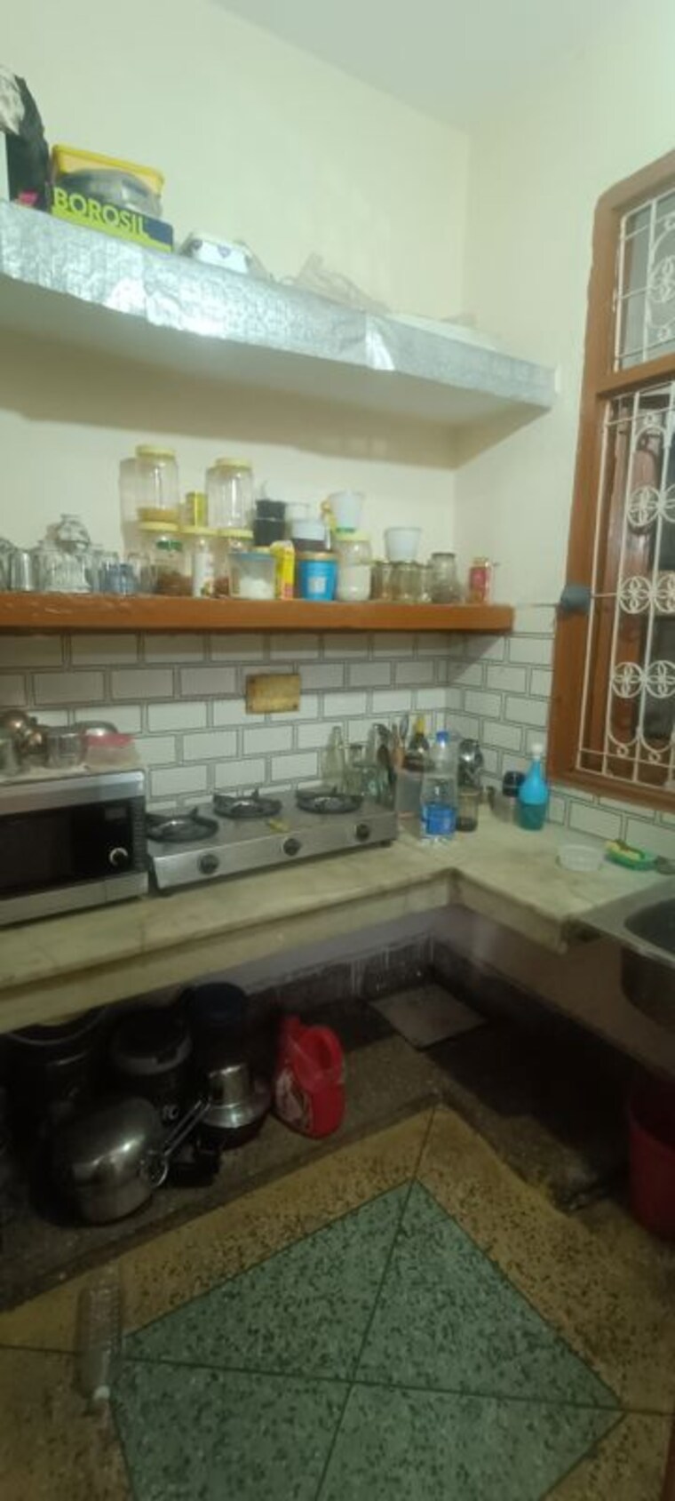 Kitchen, rohini sector 8 1 Bedroom 550 Sq.Ft. Builder Floor In Rohini Sector 8 Delhi 10067765