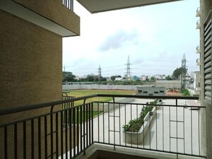 Balcony in 3 BHK Apartment at G Corp The Icon, Thanisandra Main Road – for Rent