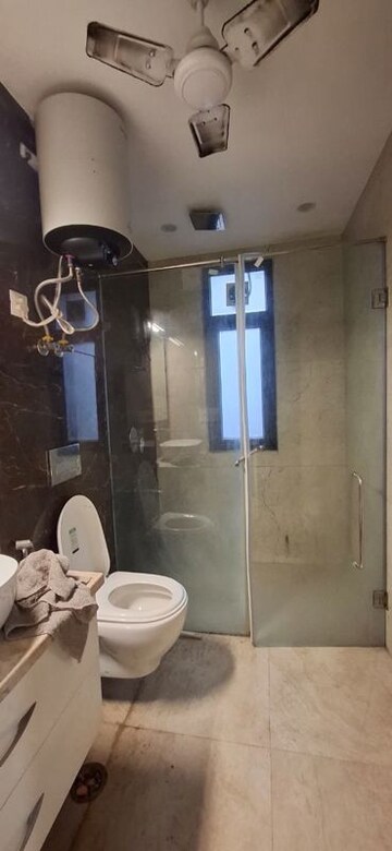 Bathroom in 3 BHK Builder Floor at Defence Colony – for Rent