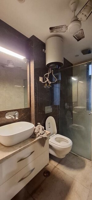 Bathroom in 3 BHK Builder Floor at Defence Colony – for Rent