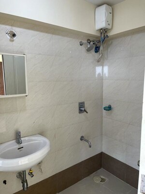 Bathroom in 2.5 BHK Apartment at Govardhangiri, Goregaon West – for Rent