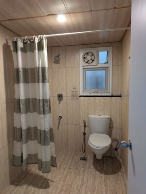 Bathroom in 3 BHK Apartment at Prestige High Fields Gachibowli, Gachibowli – for Rent