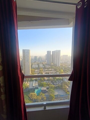 Balcony in 3 BHK Apartment at Kalpataru Brilliance, Goregaon West – for Rent