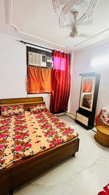 Bedroom in 2 BHK Builder Floor at Lajpat Nagar – for Rent