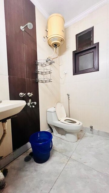 Bathroom in 2 BHK Builder Floor at Lajpat Nagar – for Rent