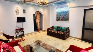 Bedroom in 2 BHK Builder Floor at Lajpat Nagar – for Rent