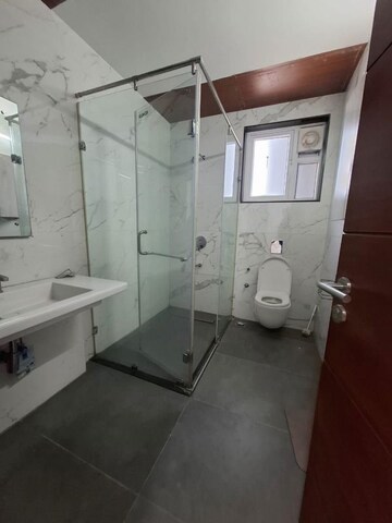 Bathroom in 3 BHK Apartment at My Home Bhooja, Hi Tech City – for Rent
