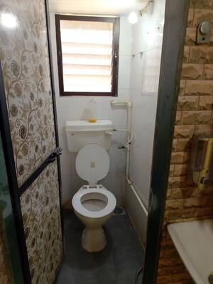 Bathroom in 1 BHK Apartment at Heramb Heights, Kalwa – for Rent