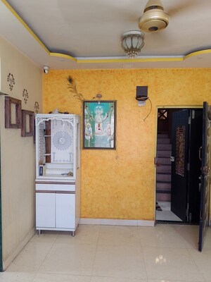 Living Room in 1 BHK Apartment at Heramb Heights, Kalwa – for Rent