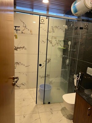 Bathroom in 3 BHK Apartment at Banjara Hills – for Rent