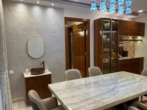 Dining area in 3 BHK Apartment at Banjara Hills – for Rent