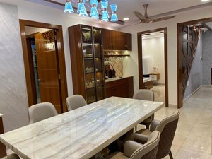 Dining Room in 3 BHK Apartment at Banjara Hills – for Rent