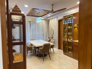 Dining area in 3 BHK Apartment at Banjara Hills – for Rent