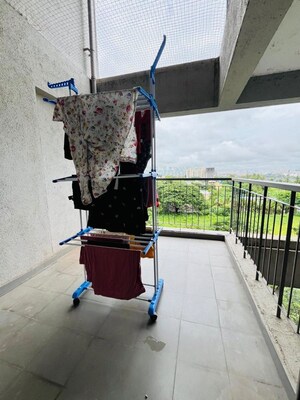 Balcony in 2 BHK Apartment at Bramhacorp Water Bay, Kalyani Nagar – for Rent