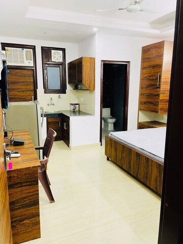 Master Bedroom in 1 RK Builder Floor at Dlf Cyber City, Sector 24 – for Rent