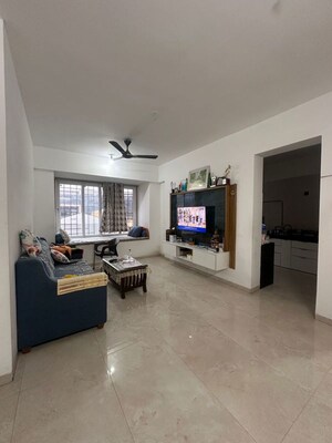 Living Room in 2 BHK Apartment at LMS Finswell Woods, Viman Nagar – for Rent