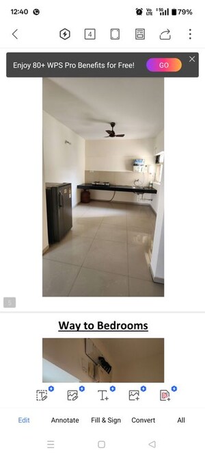 Kitchen in 2 BHK Apartment at Kumar Megapolis, Hinjewadi – for Rent