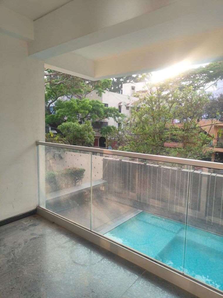 Balcony, bearys-cul-de-sac 3 Bedroom 1865 Sq.Ft. Apartment In Richmond Town Bangalore 10068277