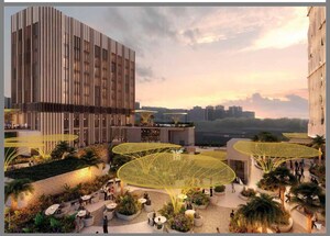  Office Space – Exterior View View at Trehan Iris Broadway Greno West, Roza Yakubpur - for Sale