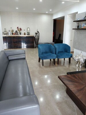 Living Room in 3 BHK Apartment at Crescent Tower, Tardeo – for Sale