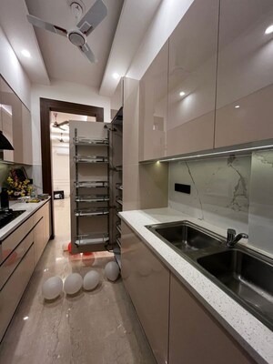 Kitchen in 3 BHK Apartment at Raj One Good Earth, Sector 71 – for Rent