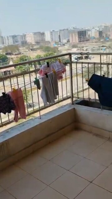 Balcony in 2 BHK Apartment at Supertech Ecovillage II, Sector 16b Greater Noida – for Rent