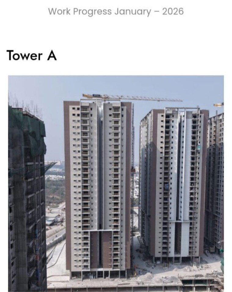 Exterior View, vision-arsha 3 Bedroom 1138 Sq.Ft. Apartment In Tellapur Hyderabad 10068506